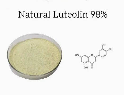 天然植物抽出物 ルテオリン 98% CAS NO 491-70-3 HPLC 抗ウイルス粉末 ルテオリン